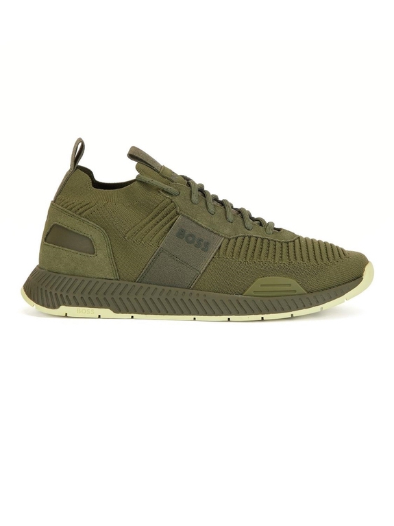 BOSS Titanium Runn Knst1 sneakers - Green/Lime
